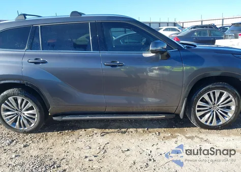 2023 Toyota Highlander Hybrid Platinum from USA, damaged, VIN 5TDFARAH2PS525908